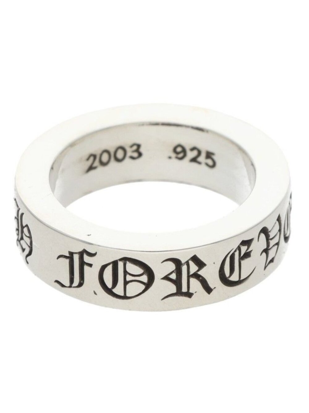 Chrome Hearts mm Spacer Forever Silver Ring